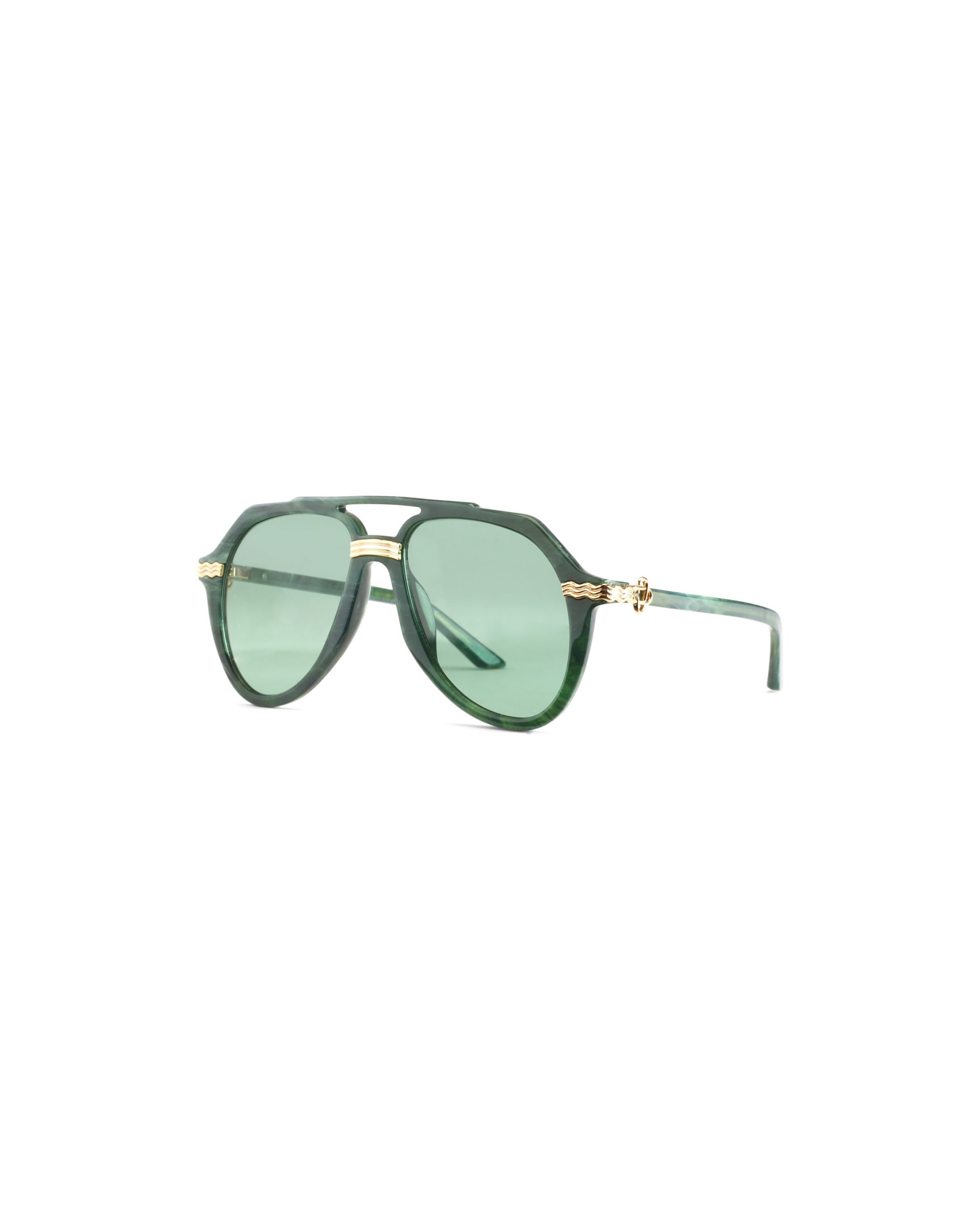 Rajio Green & Gold Sunglasses