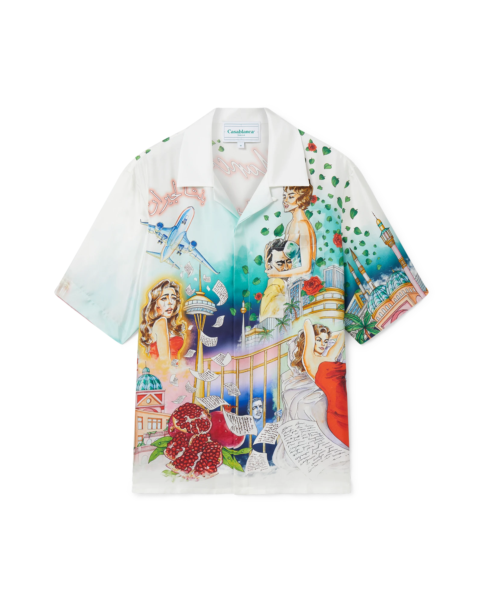 La Liaison Short Sleeve Silk Shirt