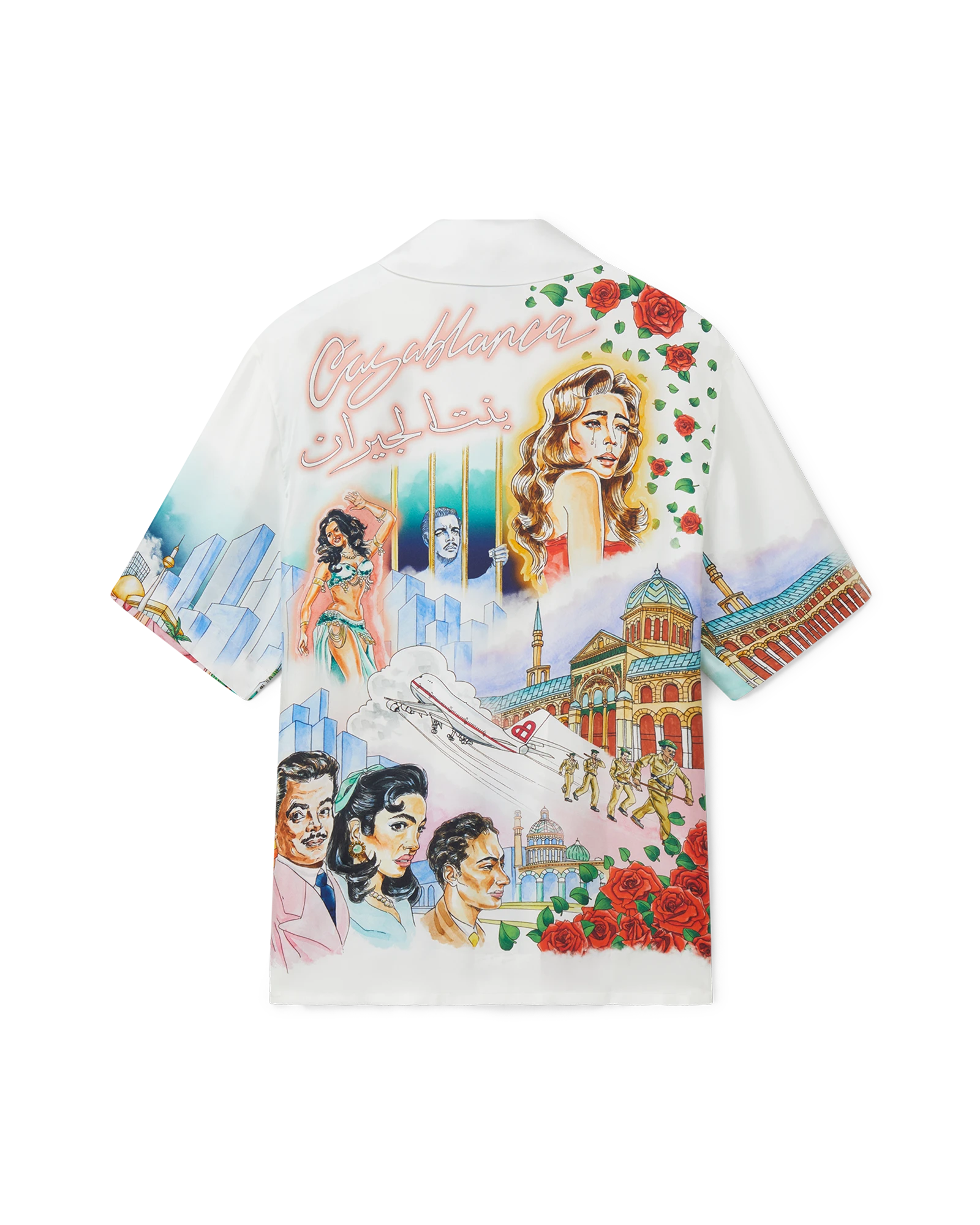 La Liaison Short Sleeve Silk Shirt - 图片 4