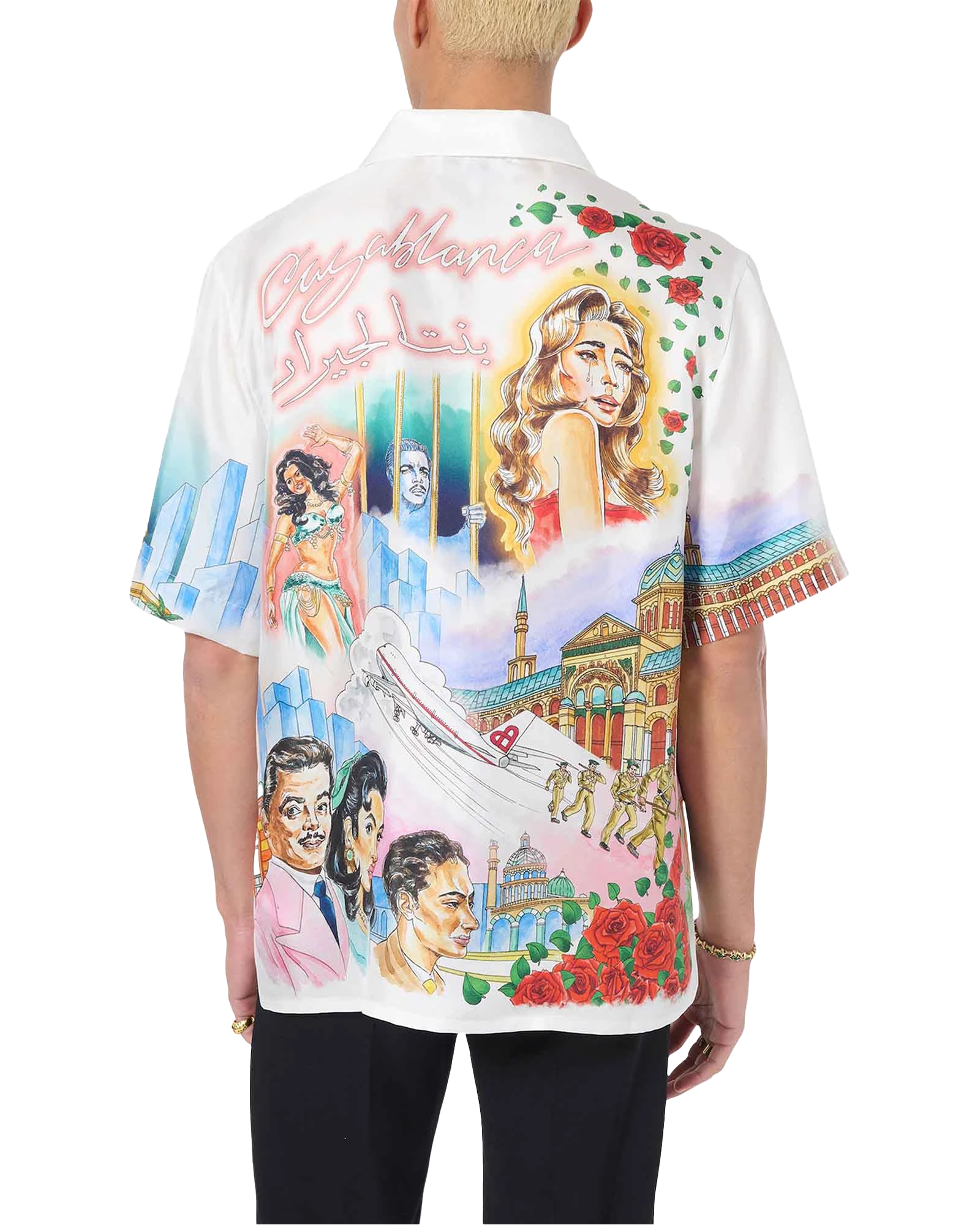 La Liaison Short Sleeve Silk Shirt - 图片 3