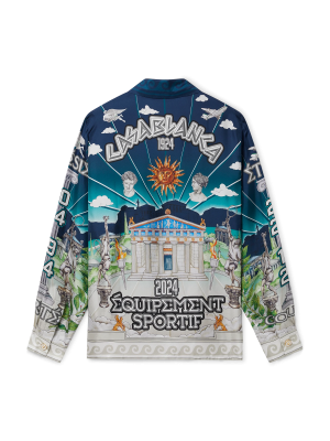 Le Temple Du Sport Long Sleeve Silk Shirt