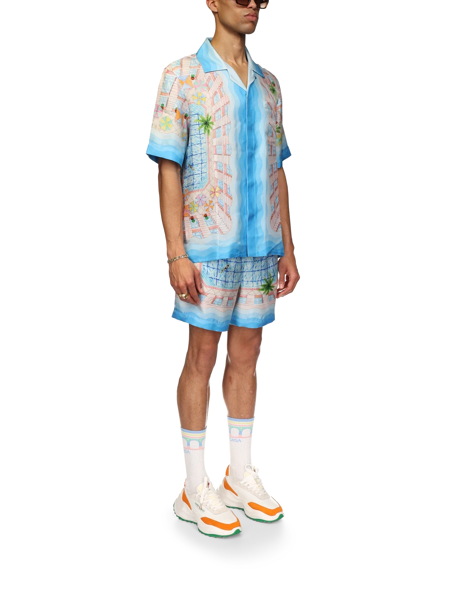 Le Plongeon Short Sleeve Silk Shirt - 图片 5