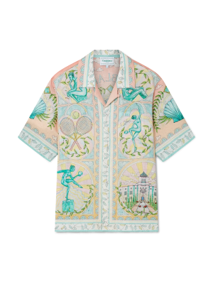 Vase Short Sleeve Linen Shirt