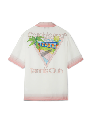 Tennis Club Icon Short Sleeve Silk Shirt