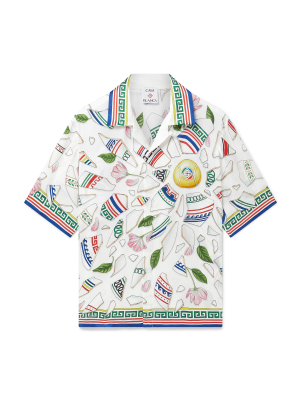 Le Vase Brise Short Sleeve Silk Shirt