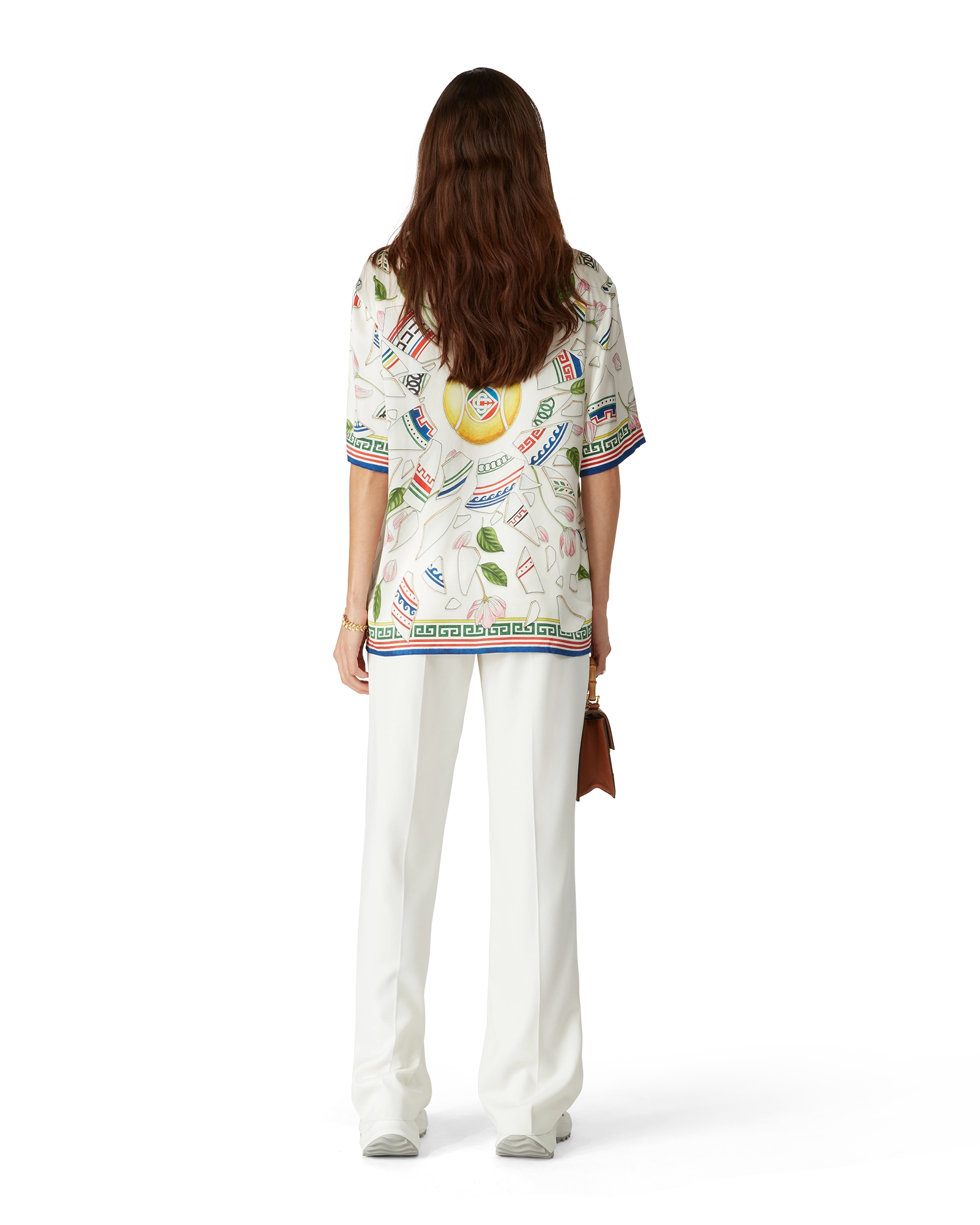 Le Vase Brise Short Sleeve Silk Shirt - 图片 7