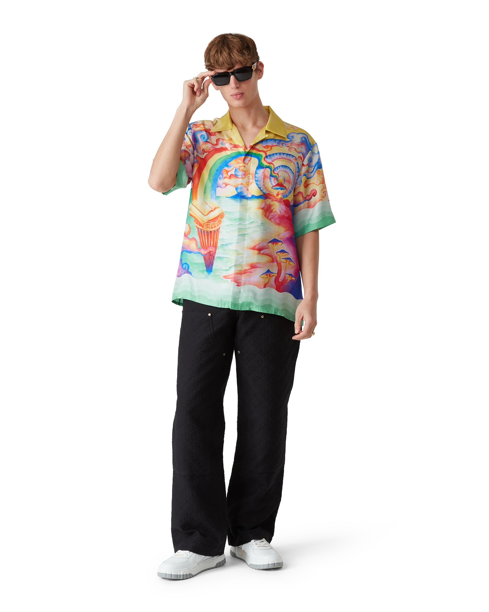 Nature's Teacher Short Sleeve Silk Shirt - 图片 2