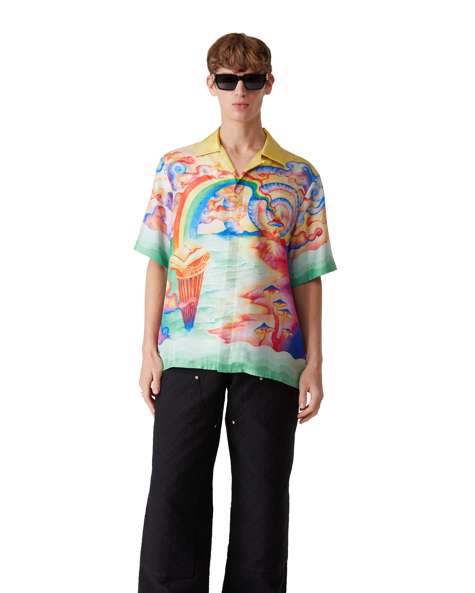 Nature's Teacher Short Sleeve Silk Shirt - 图片 4