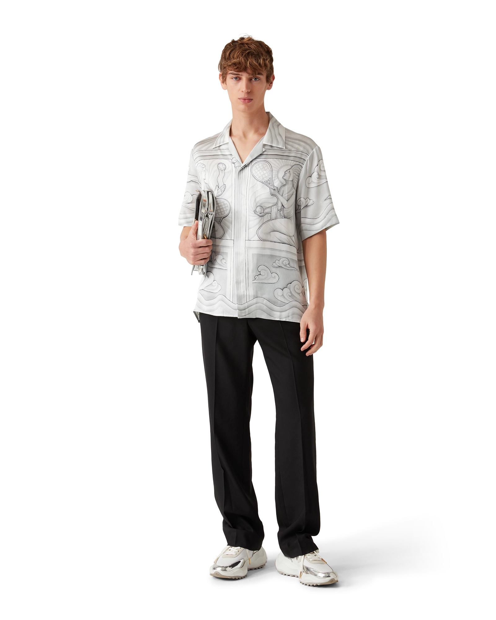 Sacred Stone Short Sleeve Silk Shirt - 图片 2