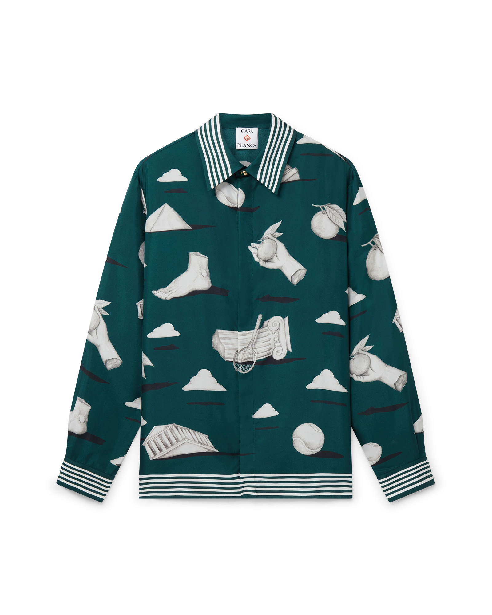 Metaphysical Silk Long Sleeve Shirt