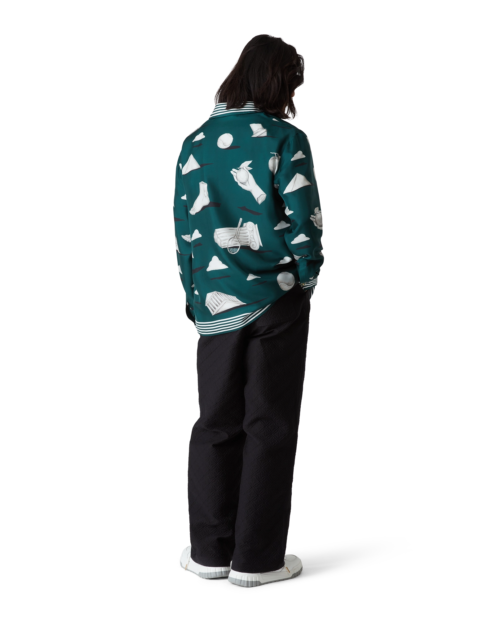 Metaphysical Long Sleeve Silk Shirt - 图片 3