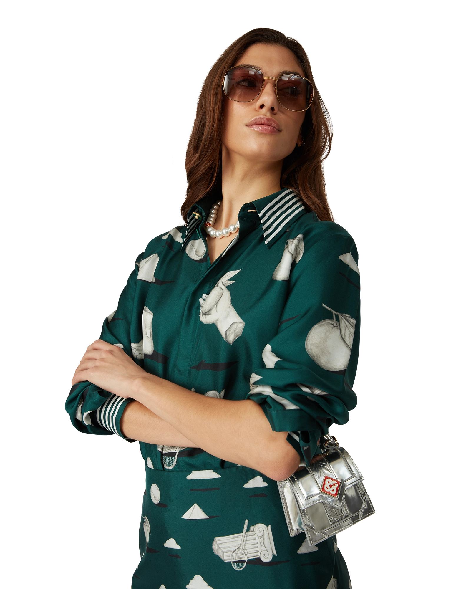 Metaphysical Silk Long Sleeve Shirt - 图片 5