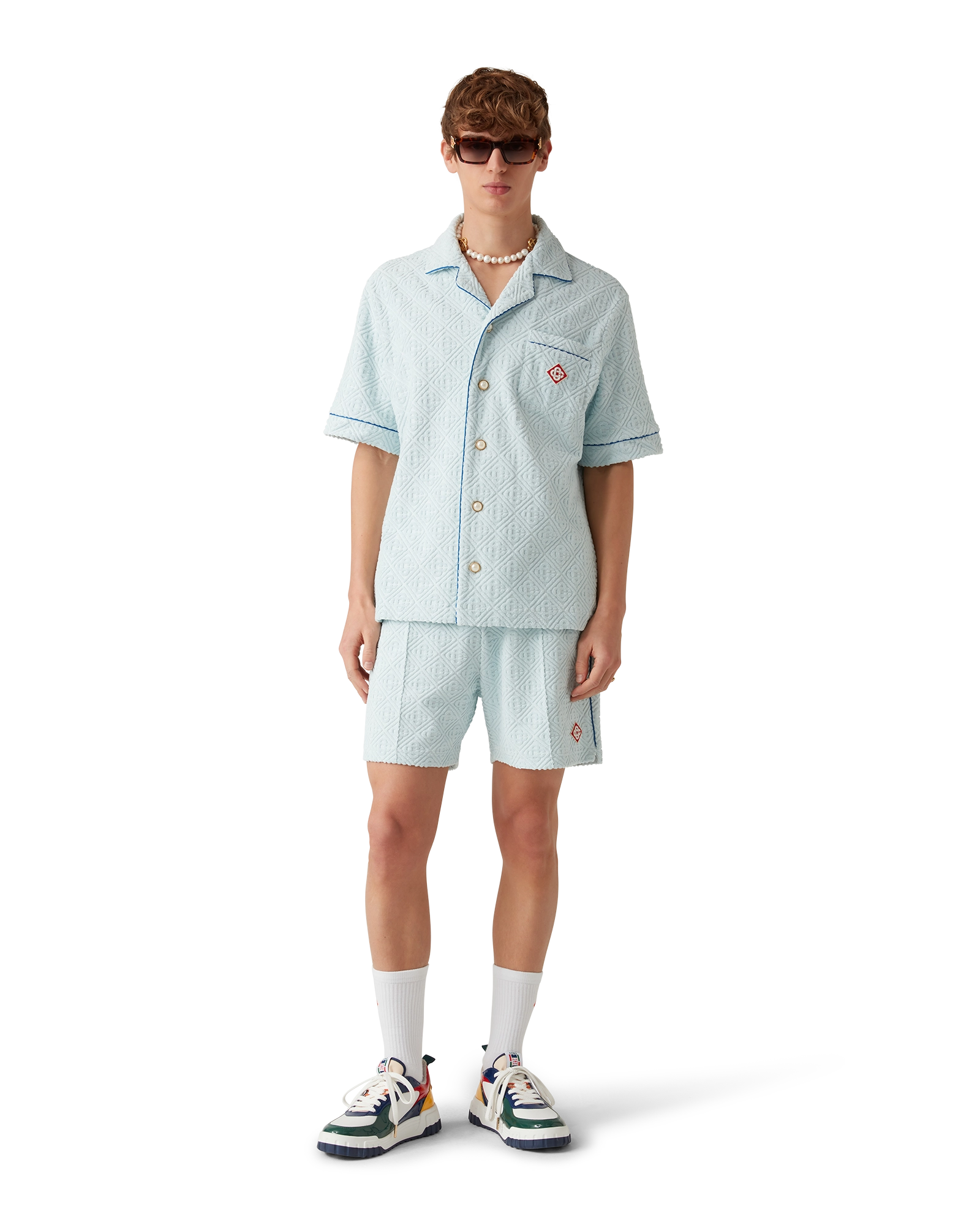 Monogram Towelling Short Sleeve Shirt - 图片 2