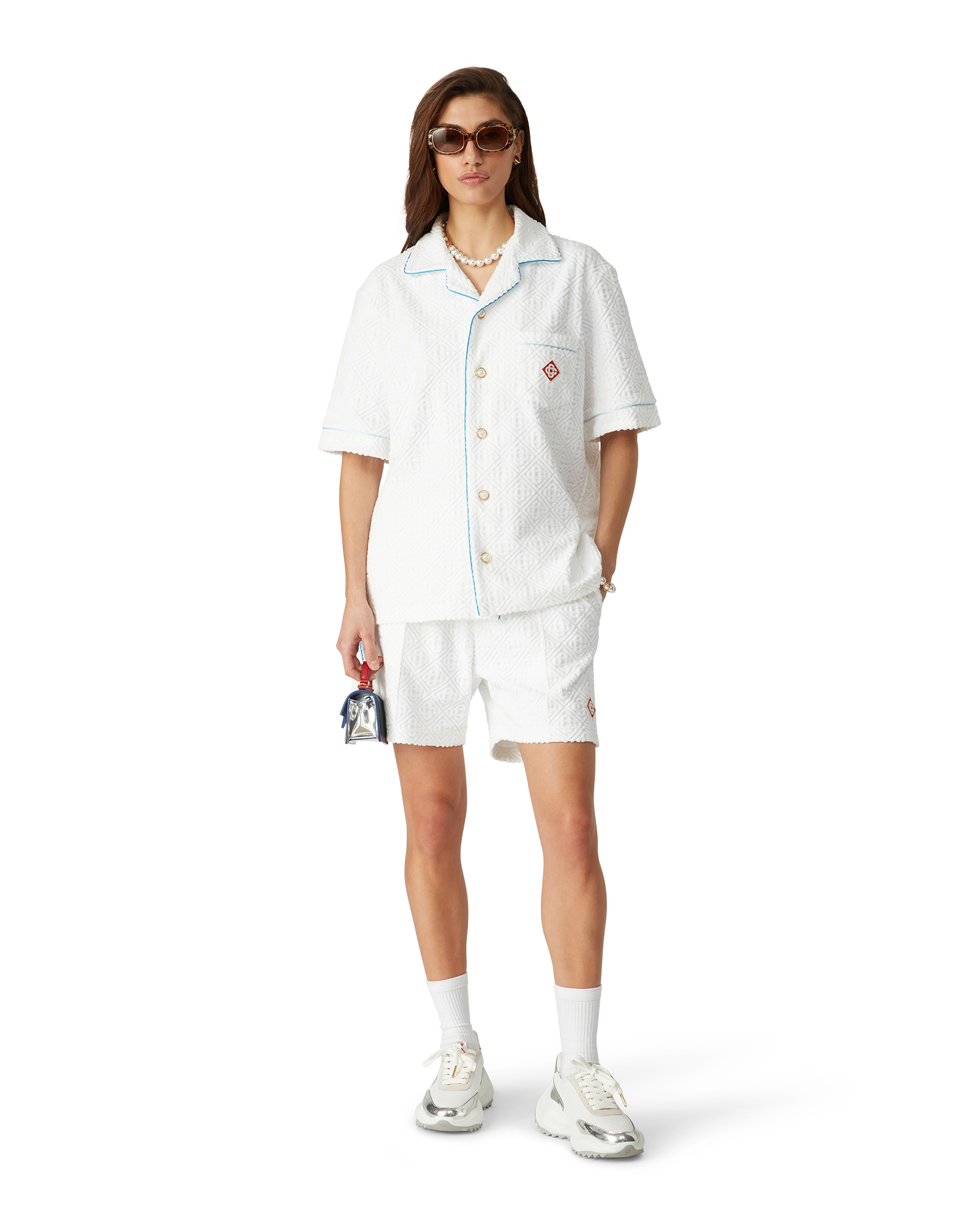 Monogram Short Sleeve Towelling Shirt - 图片 6