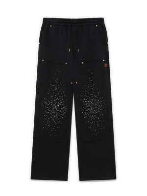 La Prémonition Crystal Embellished Sweatpants