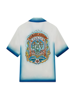 Casa Way Skate Short Sleeve Silk Shirt