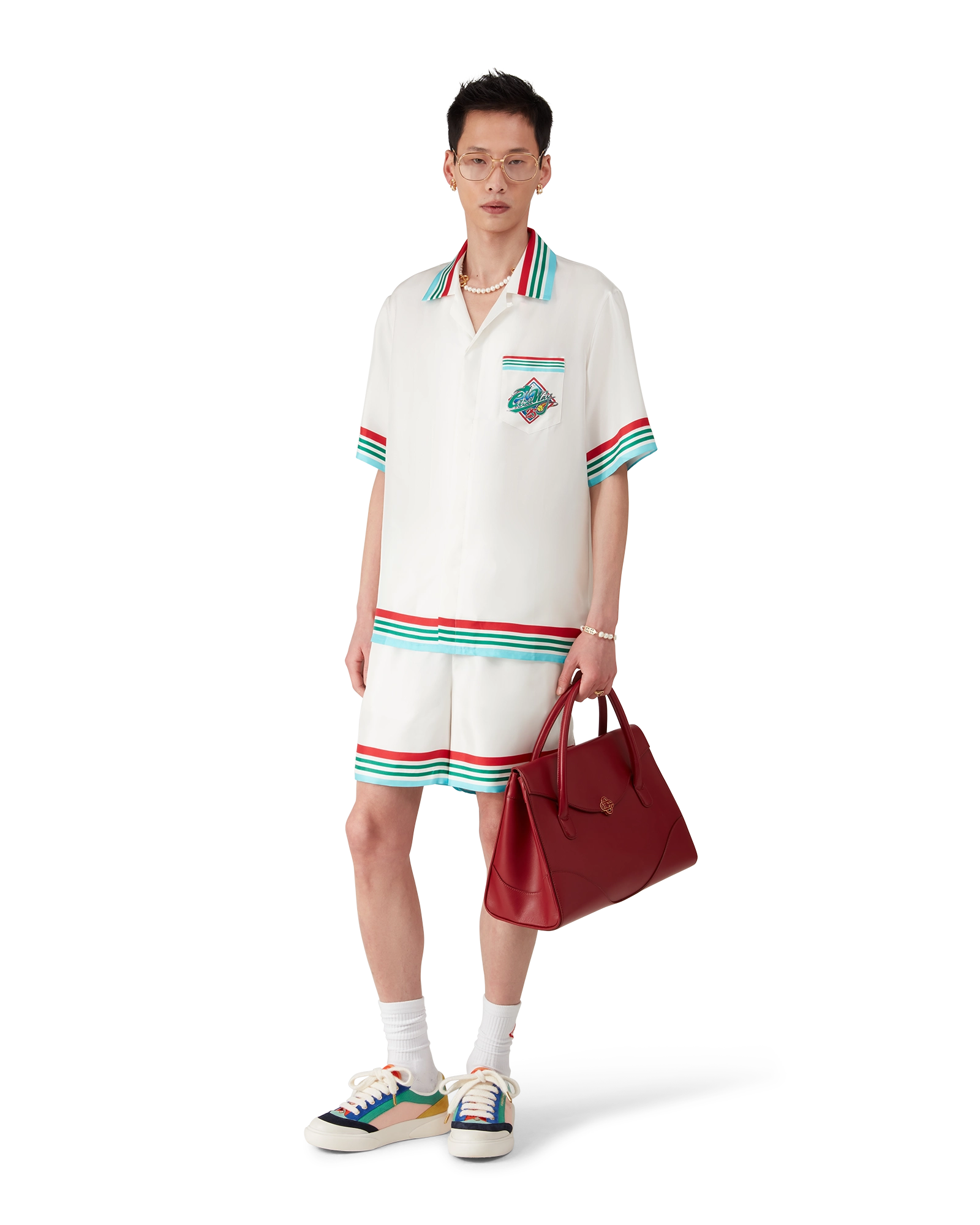 Casa Way World Series Short Sleeve Silk Shirt - 图片 7