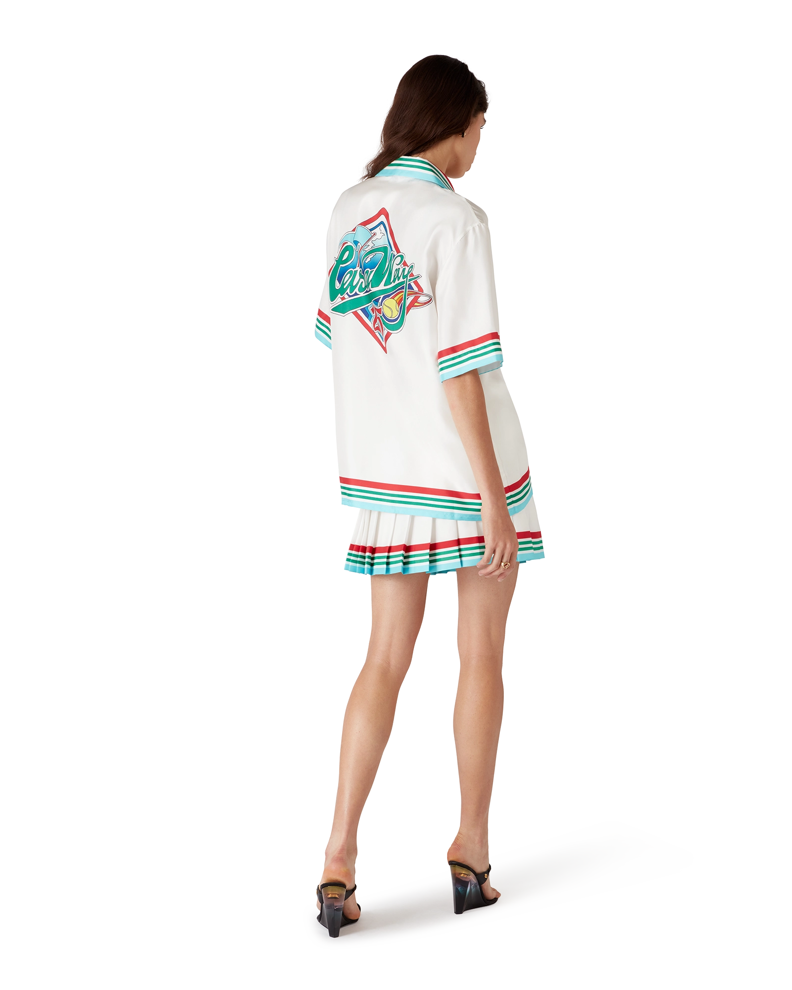 Casa Way World Series Short Sleeve Silk Shirt - 图片 3