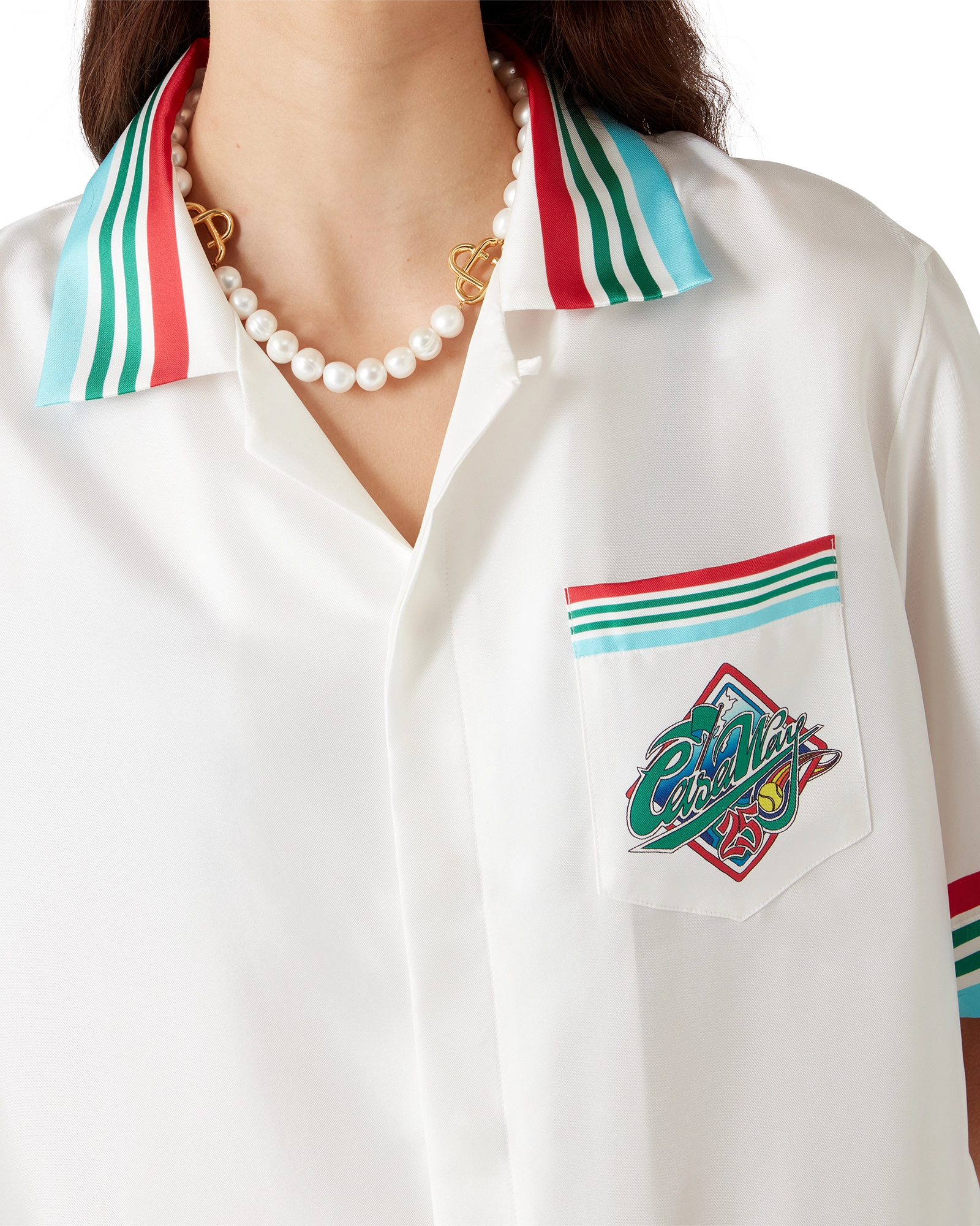 Casa Way World Series Short Sleeve Silk Shirt - 图片 5