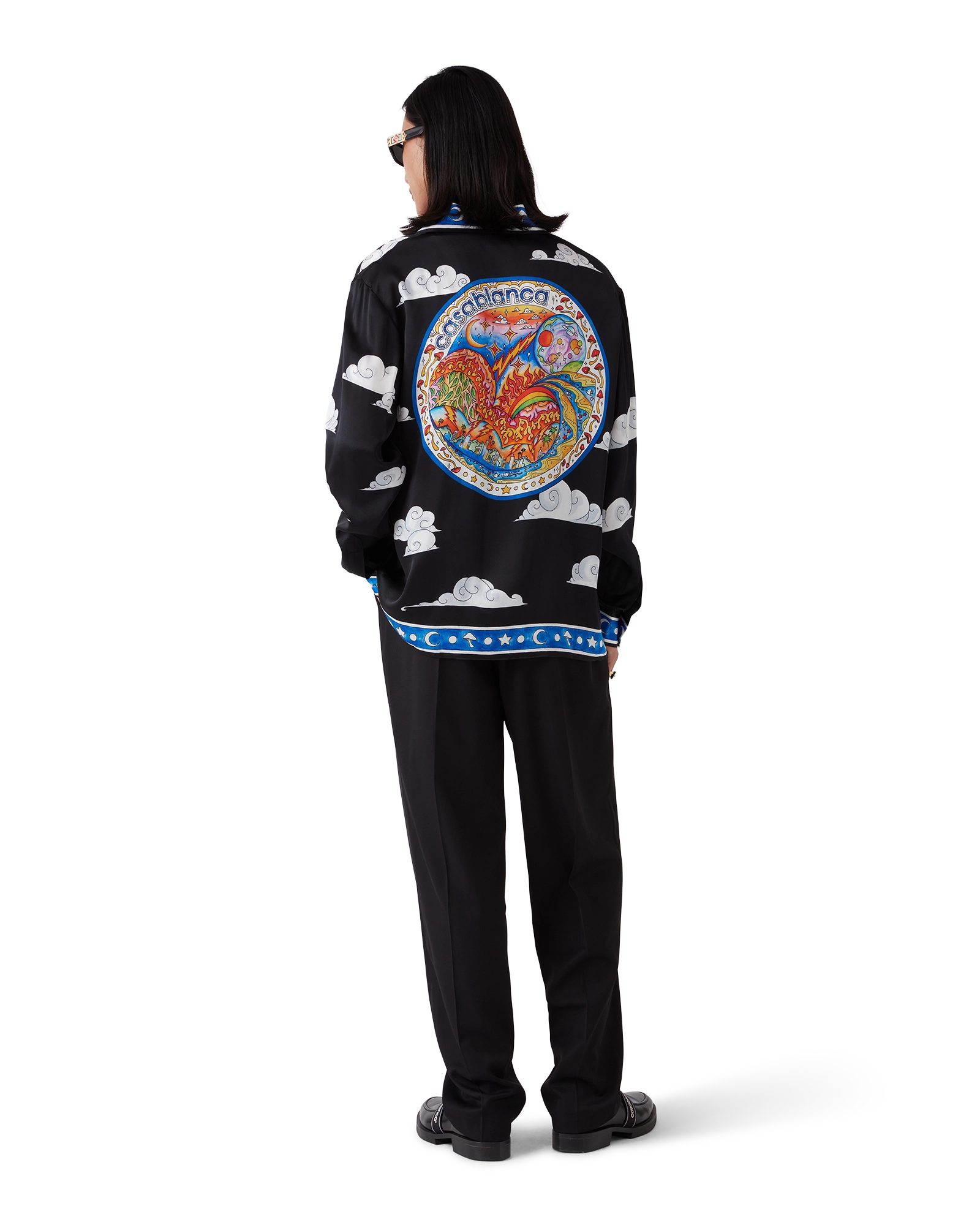 The Four Elements Long Sleeve Silk Shirt - 图片 3