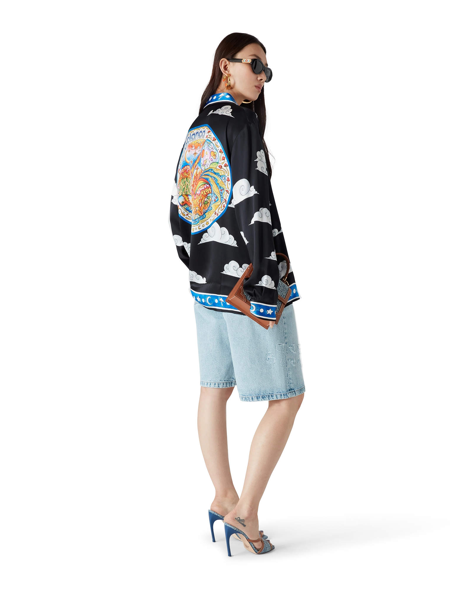 The Four Elements Long Sleeve Silk Shirt - 图片 7