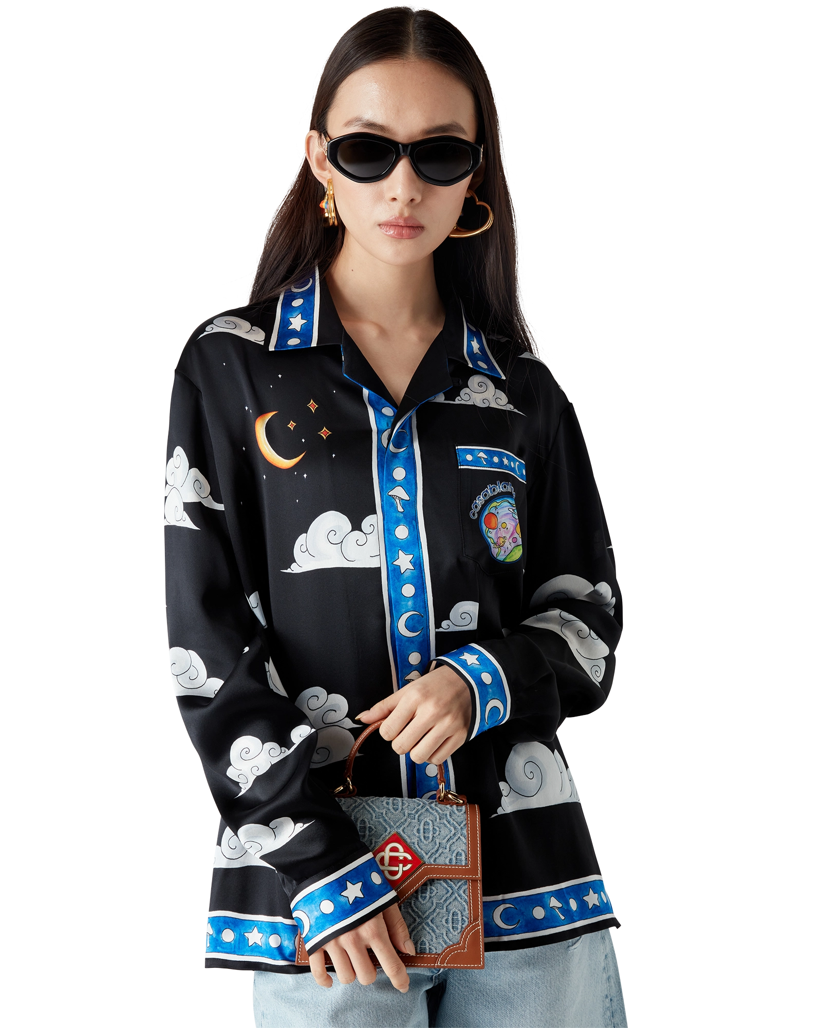 The Four Elements Long Sleeve Silk Shirt - 图片 8