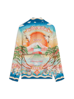 Tennis Club Silk Long Sleeve Shirt