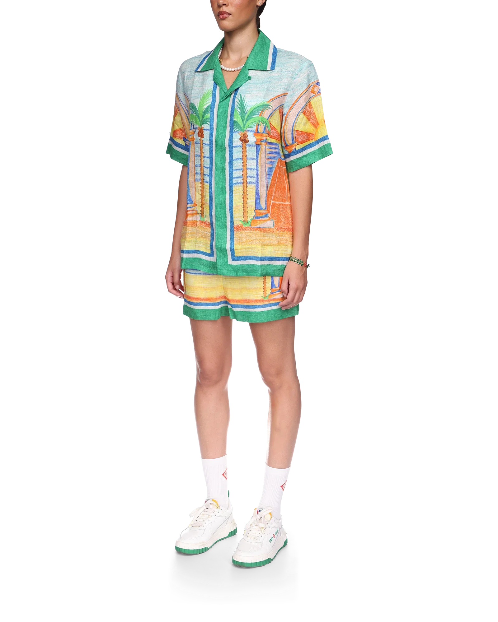 Day of Victory Short Sleeve Linen Shirt - 图片 3