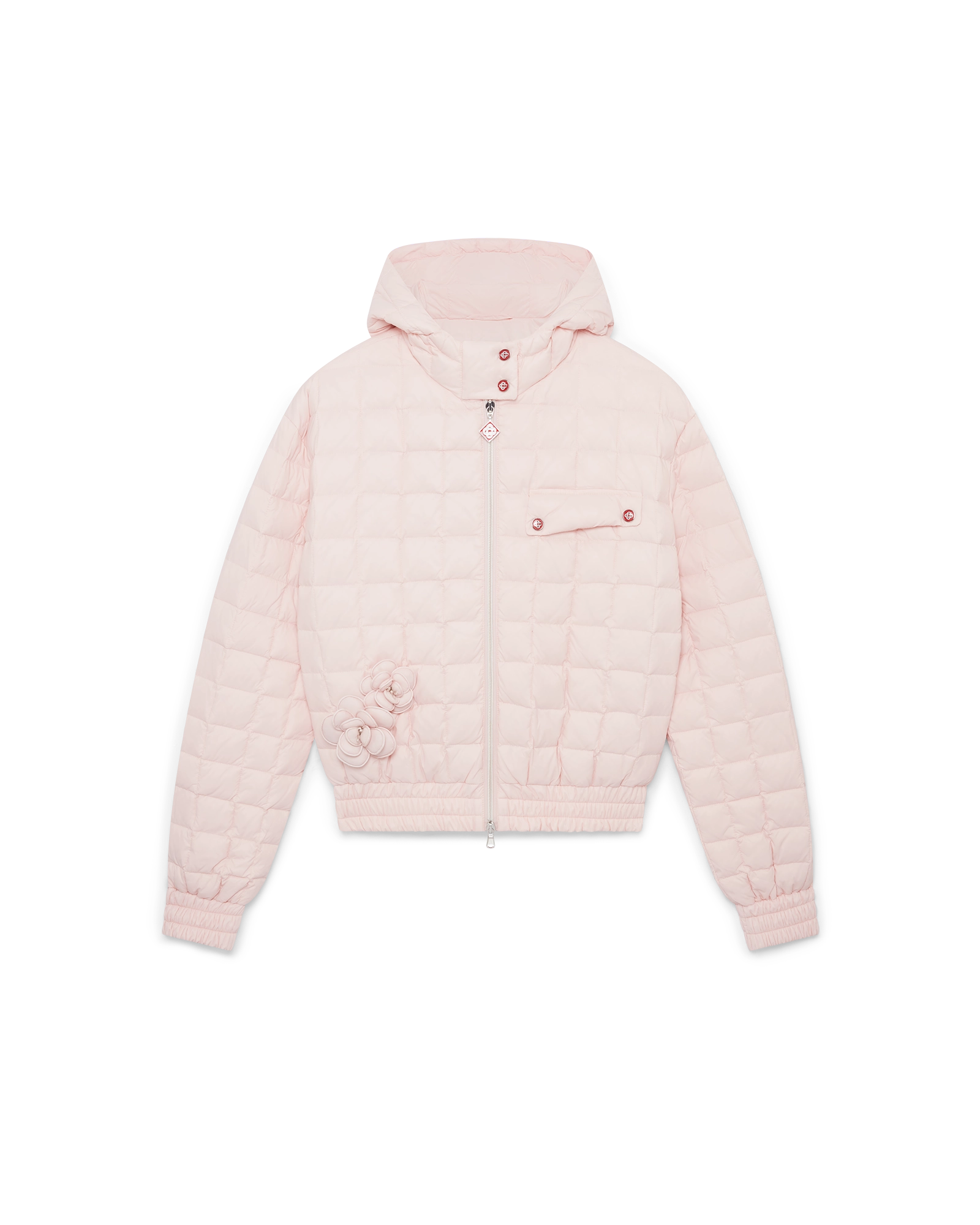Nylon Quilted Hooded Jacket