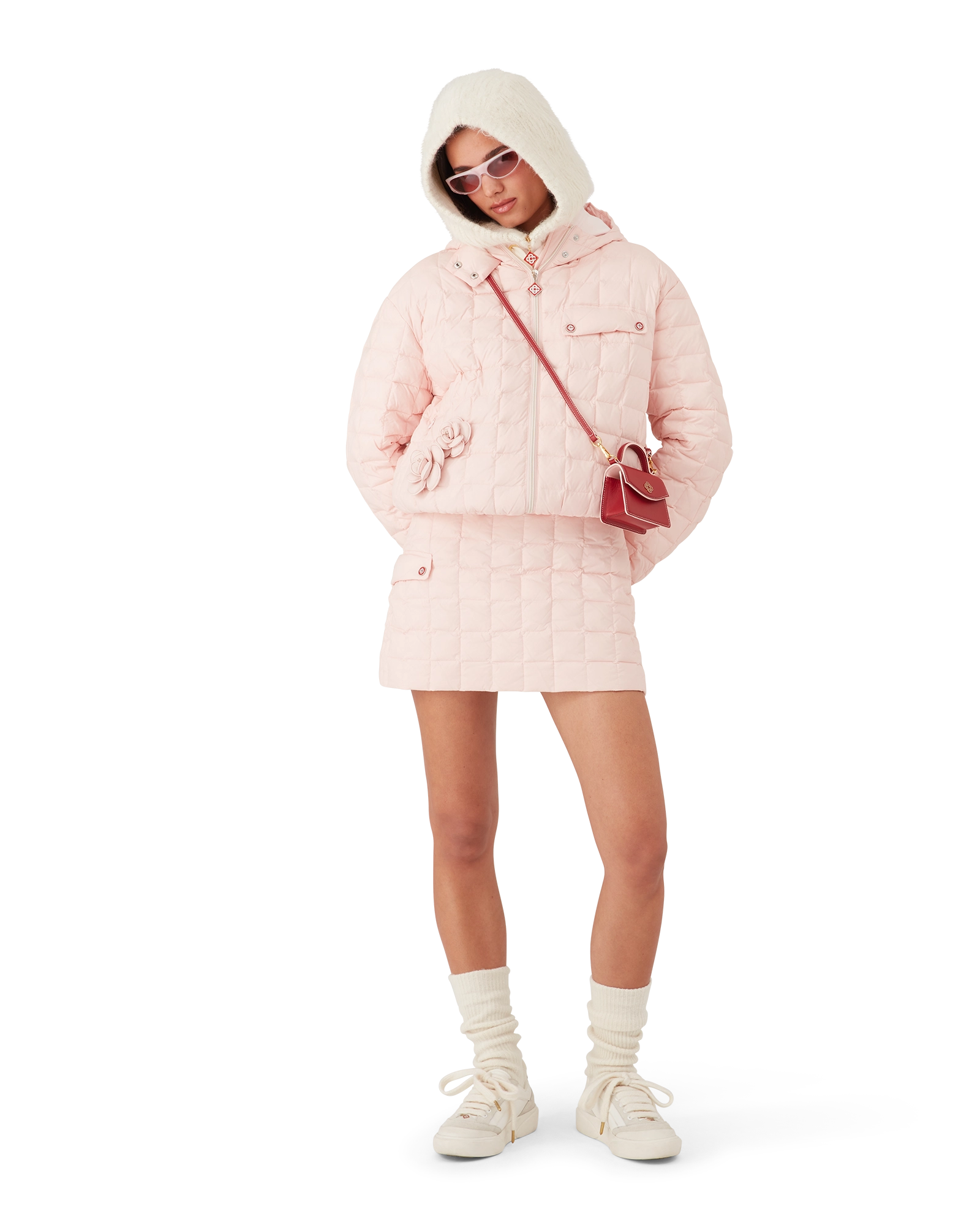 Nylon Quilted Hooded Jacket - 图片 3