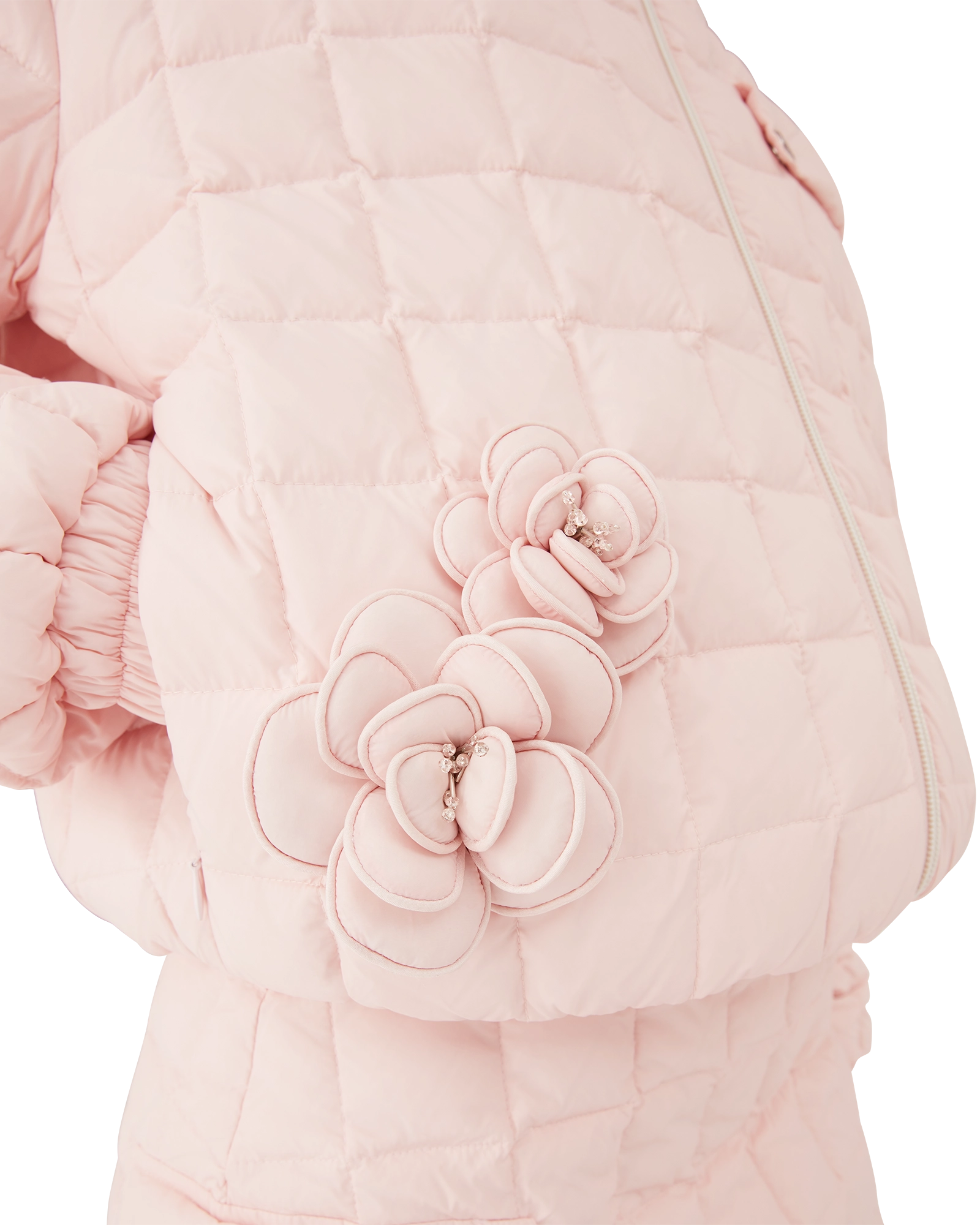 Nylon Quilted Hooded Jacket - 图片 4