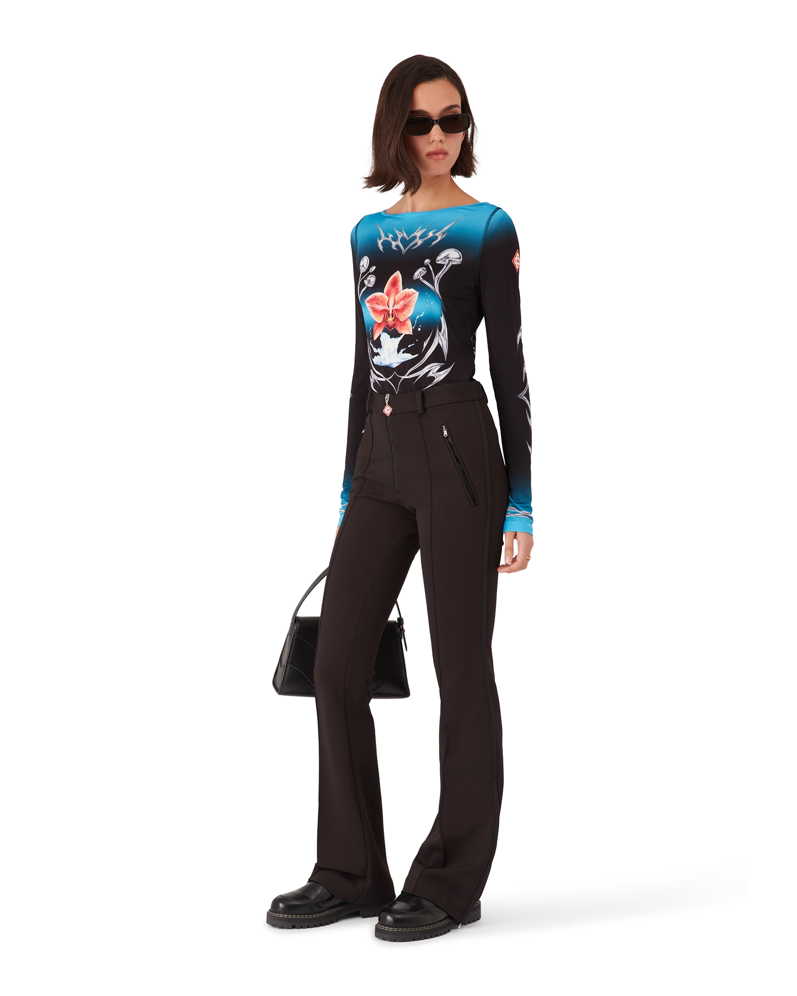 Blades Slinky Jersey Long Sleeve Top - 图片 4