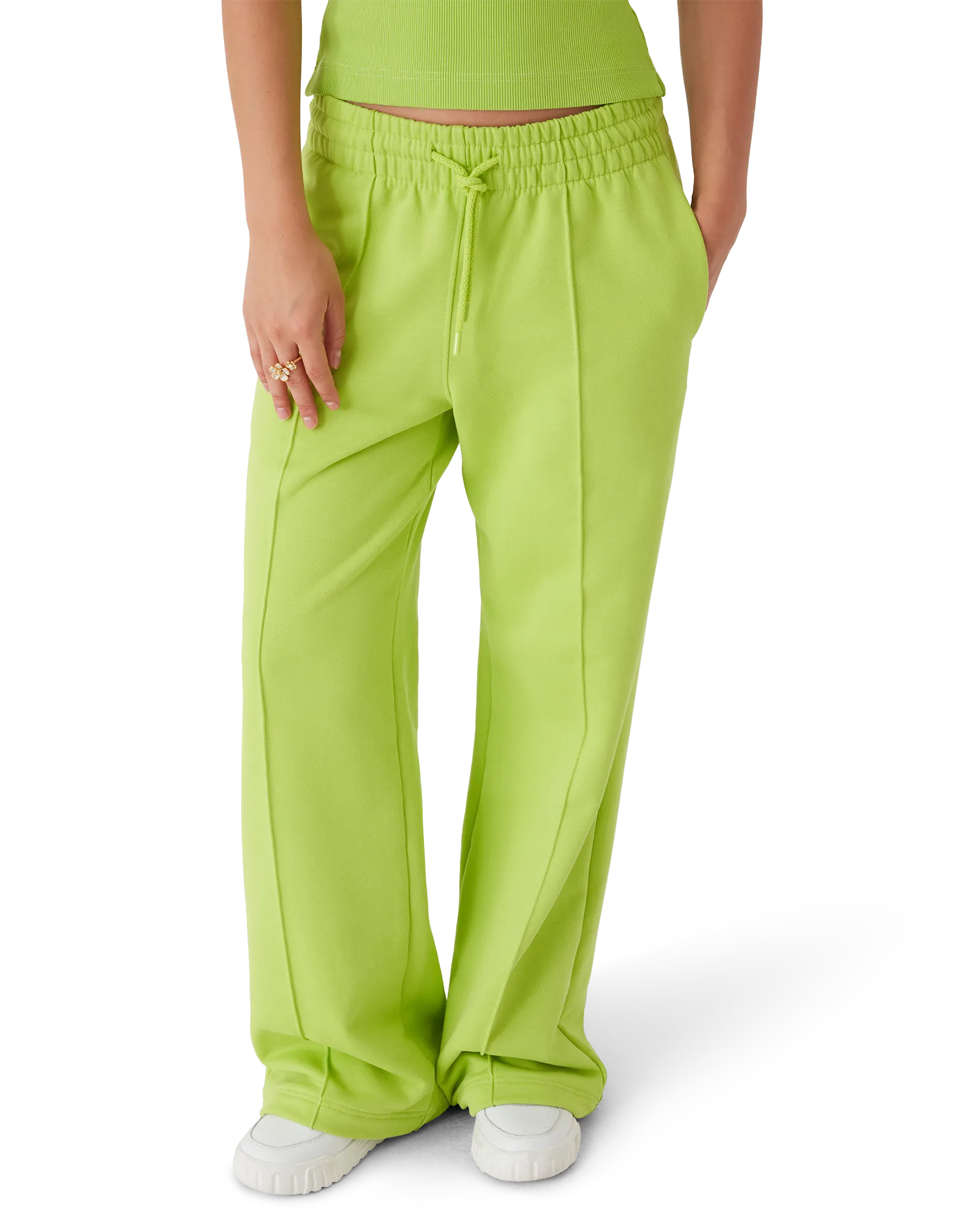 Open Hem Sweatpants - 图片 4