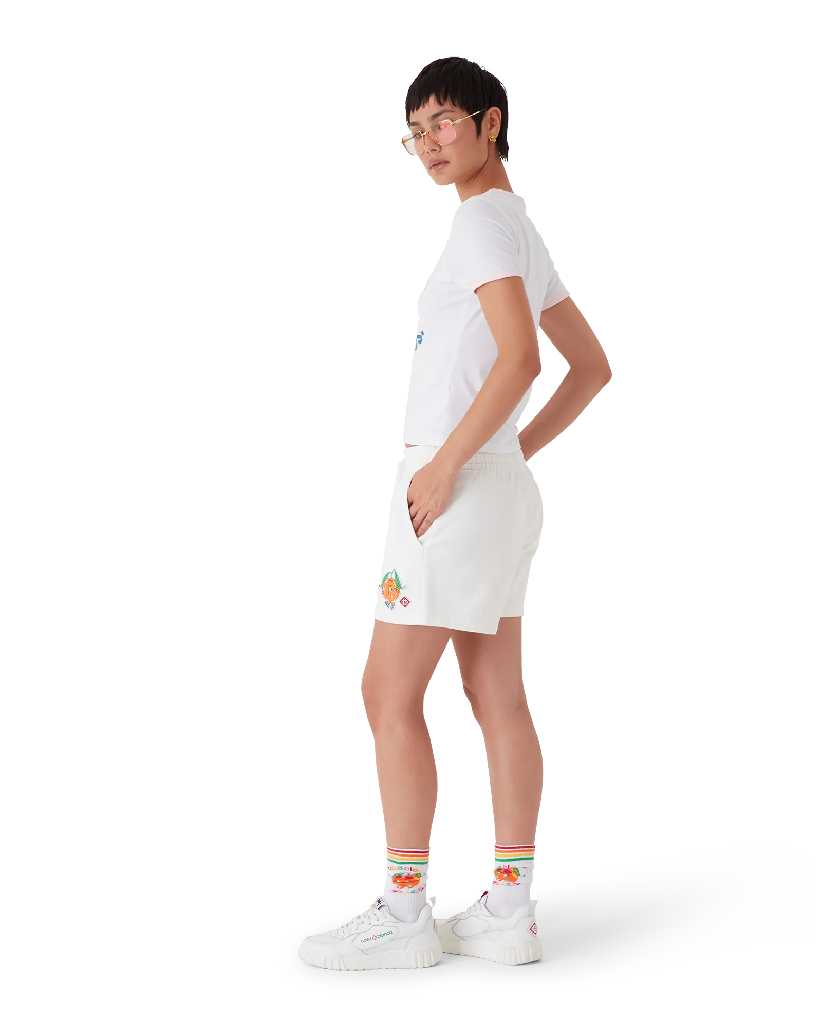 Orange Mascot Sweatshorts - 图片 3