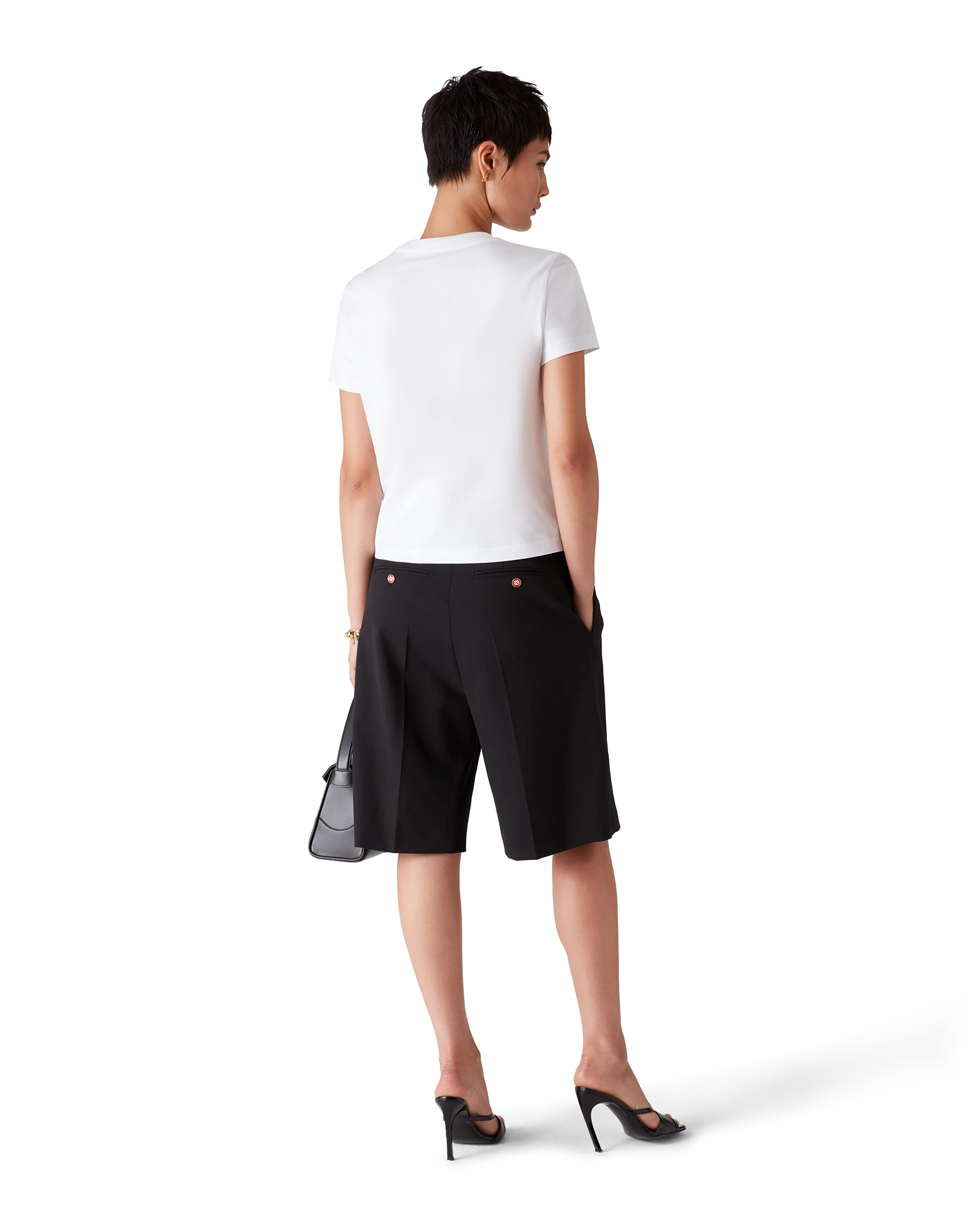 Emblem Fitted Short Sleeve T-Shirt - 图片 5