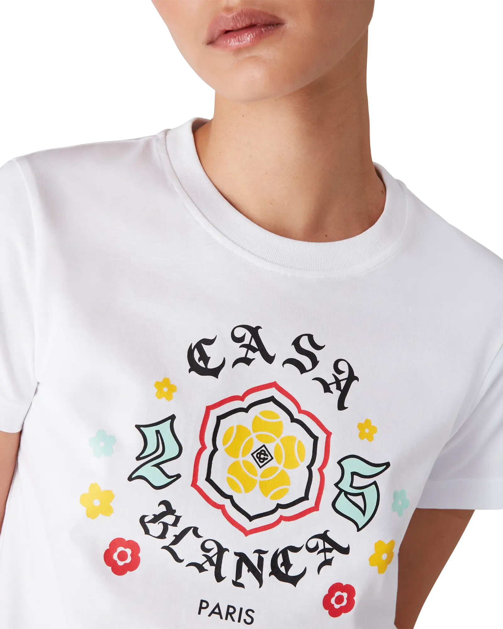 Emblem Fitted Short Sleeve T-Shirt - 图片 3