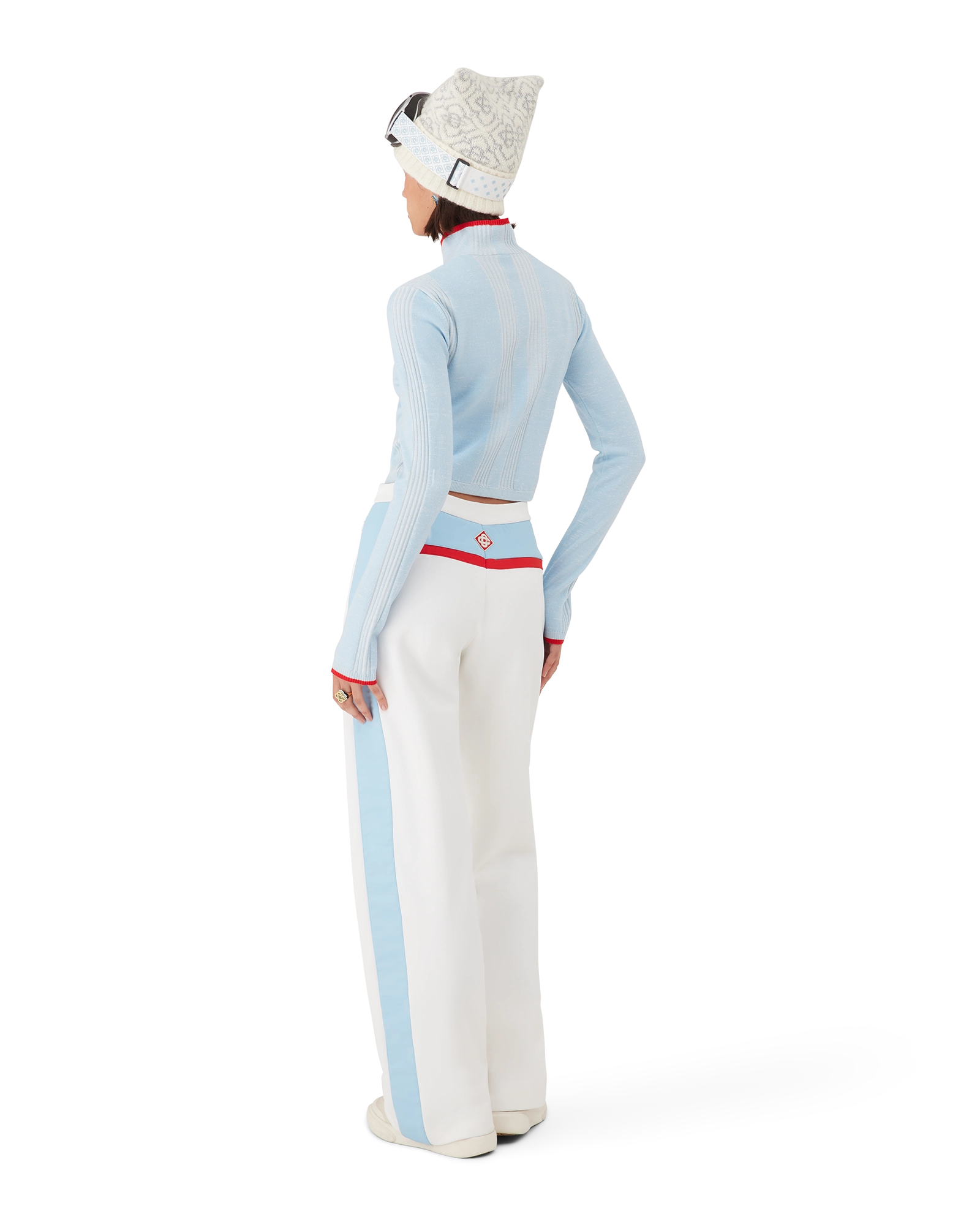 Ski Merino Base Layer Crop Top - 图片 3