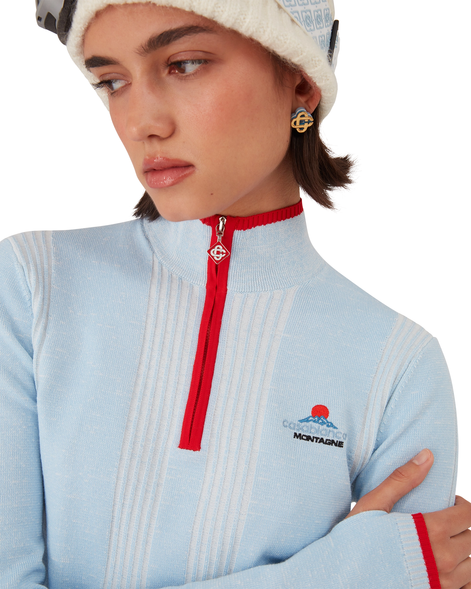 Ski Merino Base Layer Crop Top - 图片 5