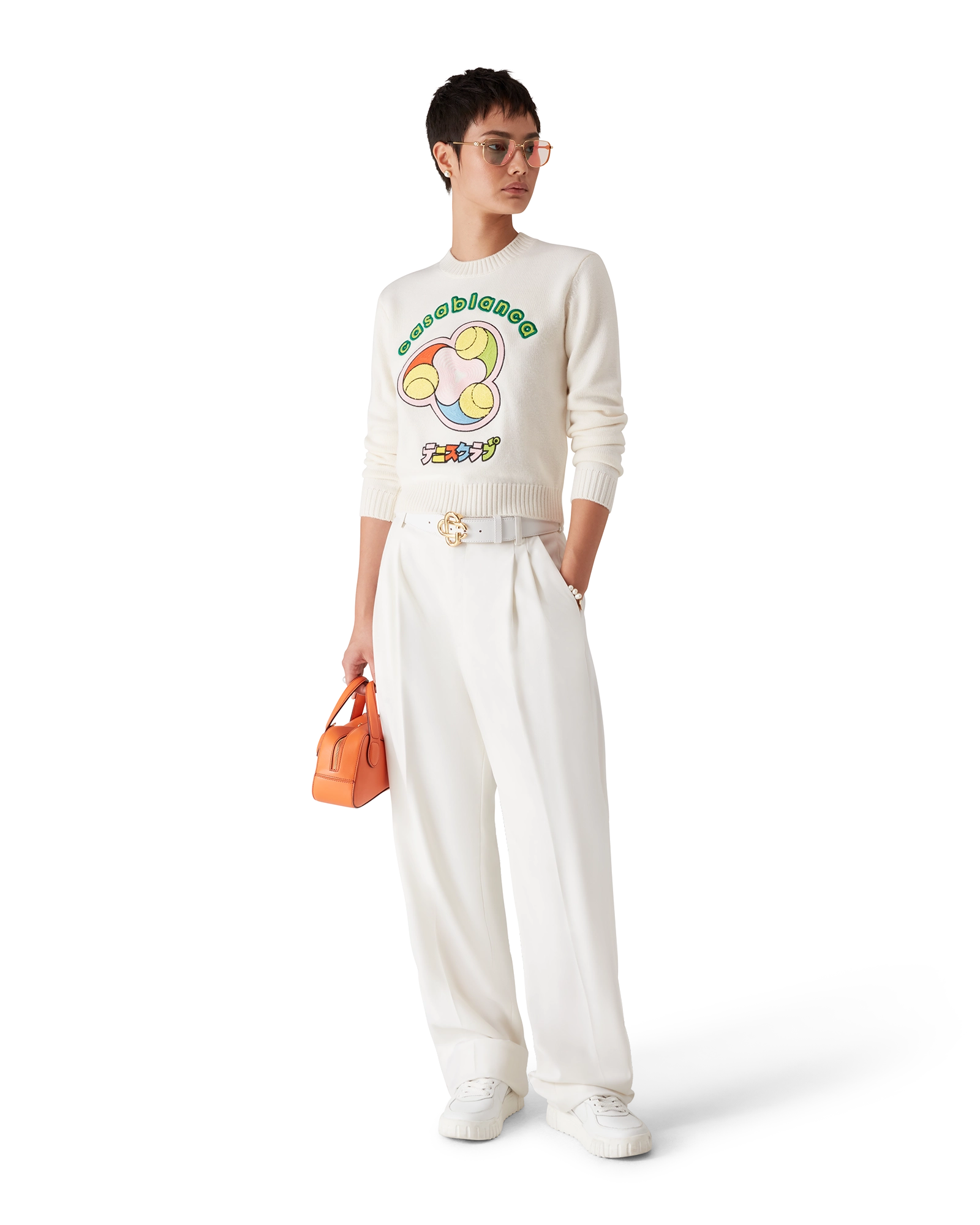 Tennis Ball Merino Knit Crew Neck - 图片 2