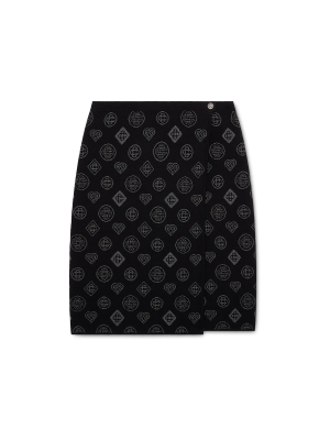 Monogram Jacquard Skirt