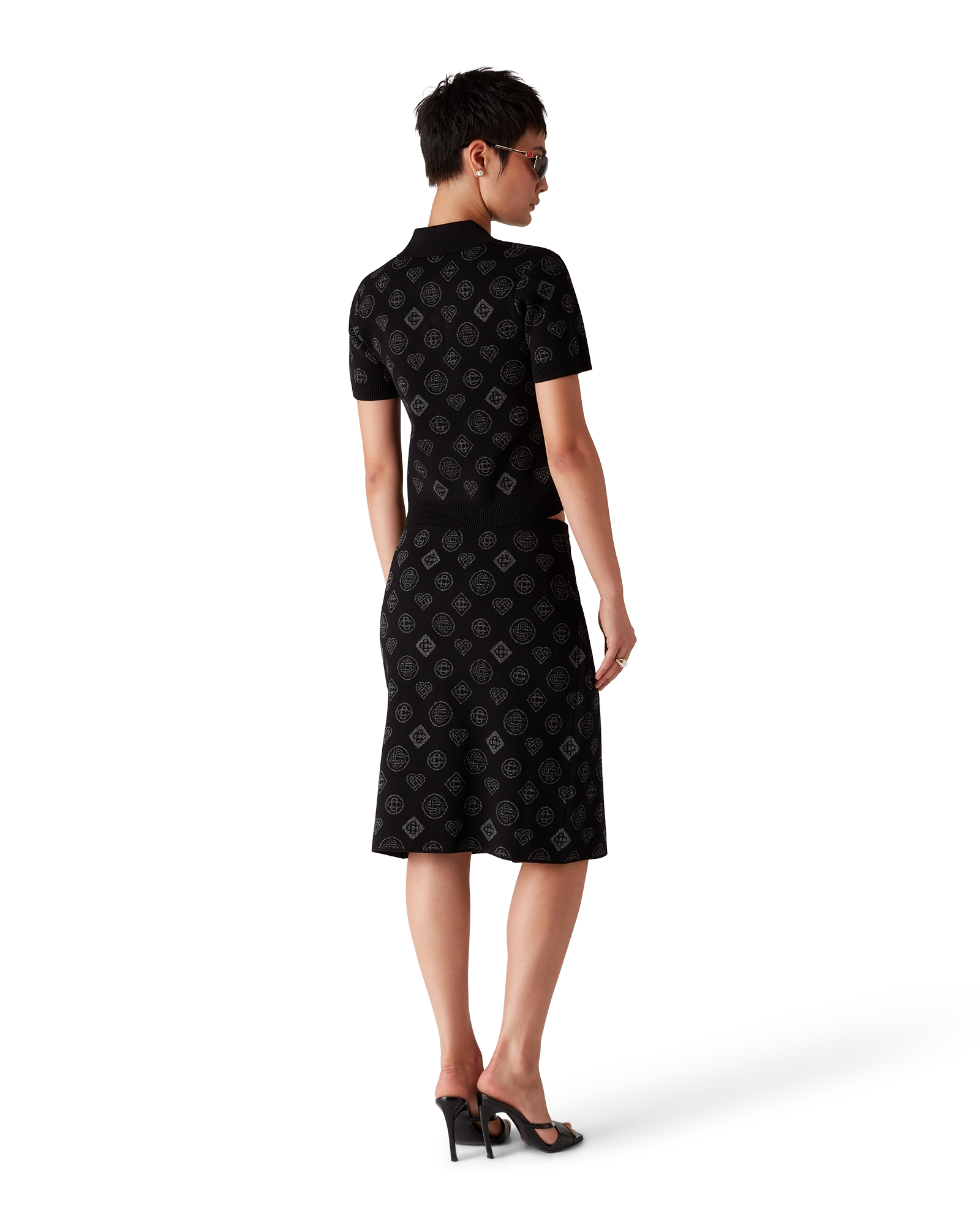 Monogram Jacquard Skirt - 图片 3