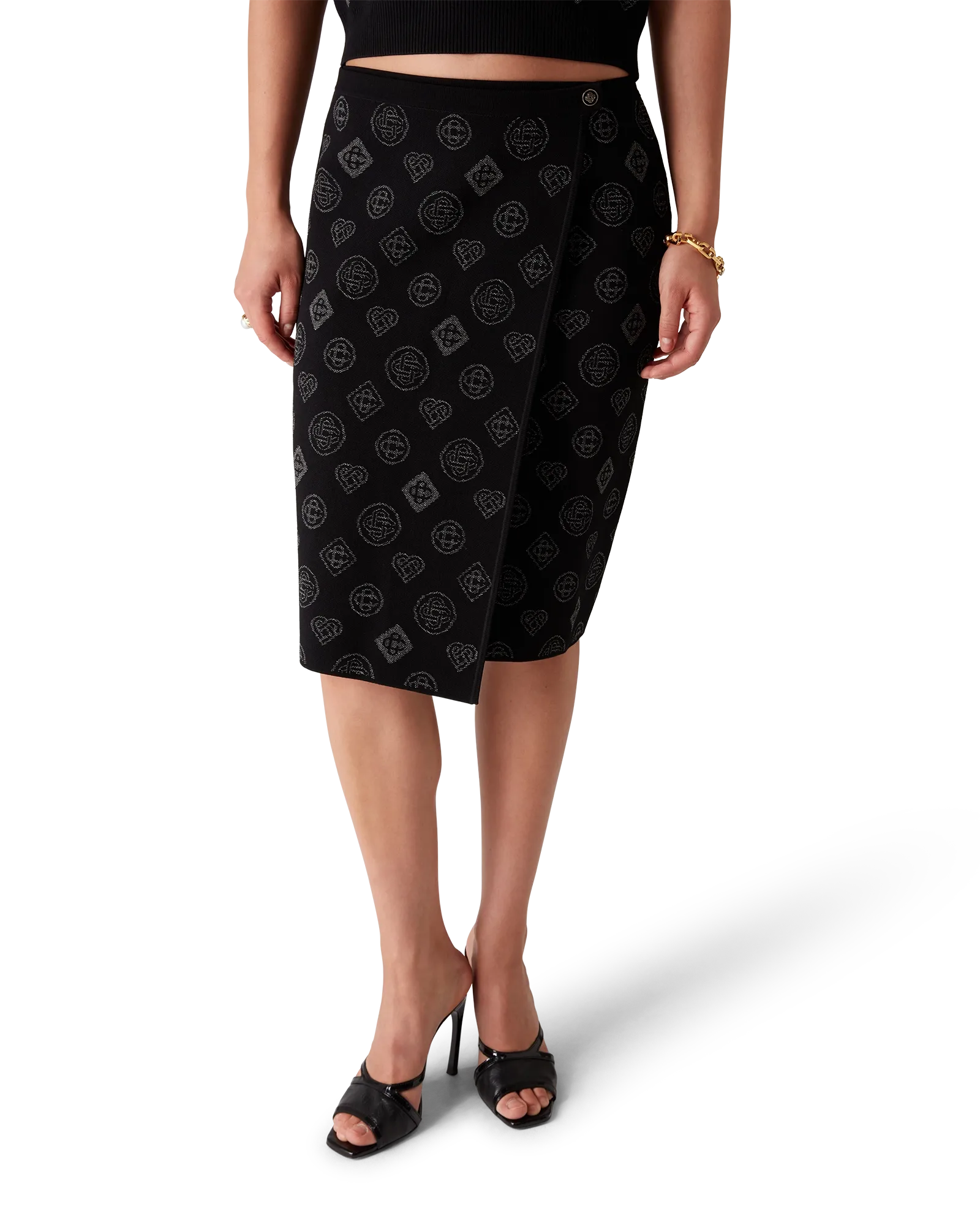 Monogram Jacquard Skirt - 图片 4