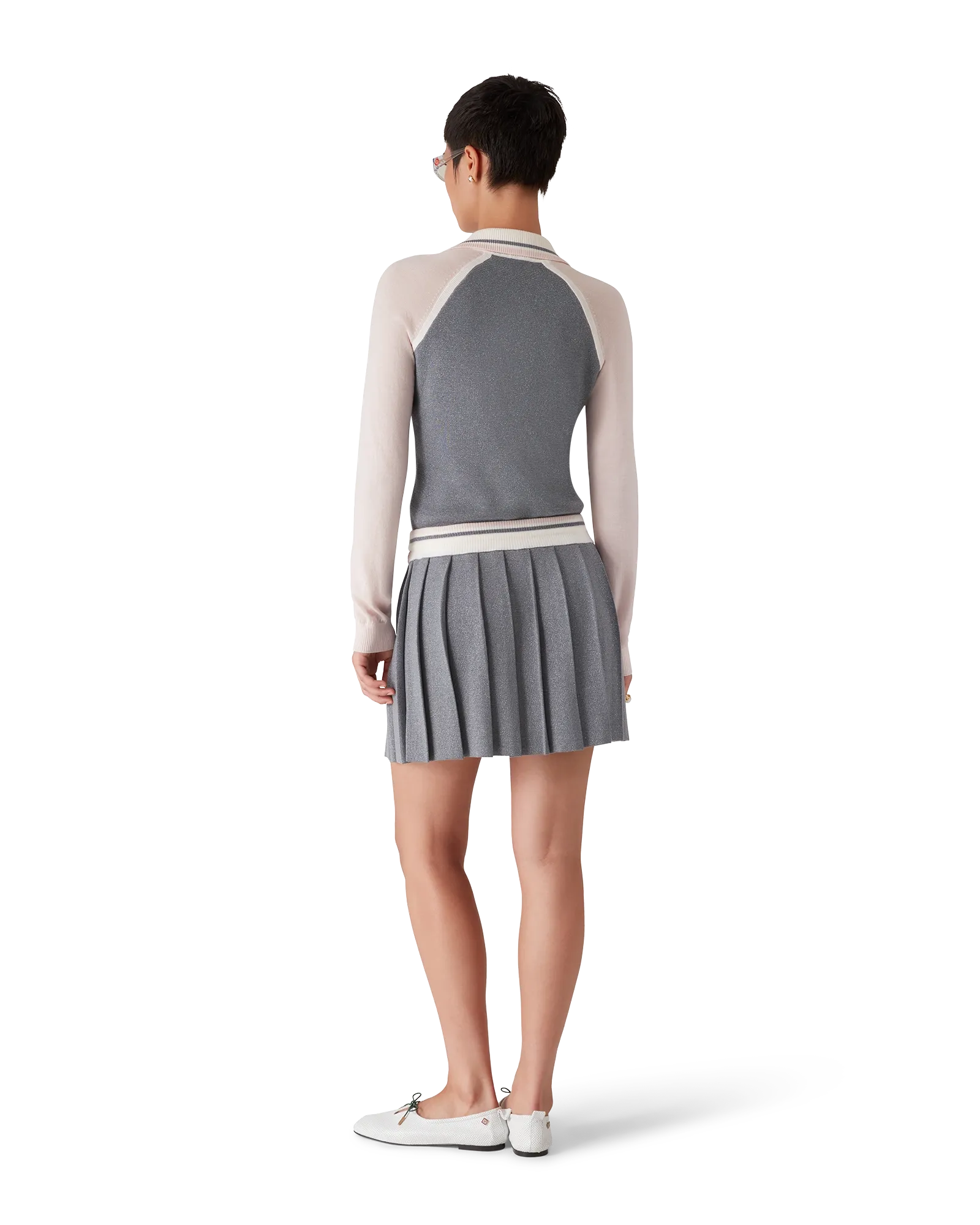 Merino Knit Tennis Skirt - 图片 3
