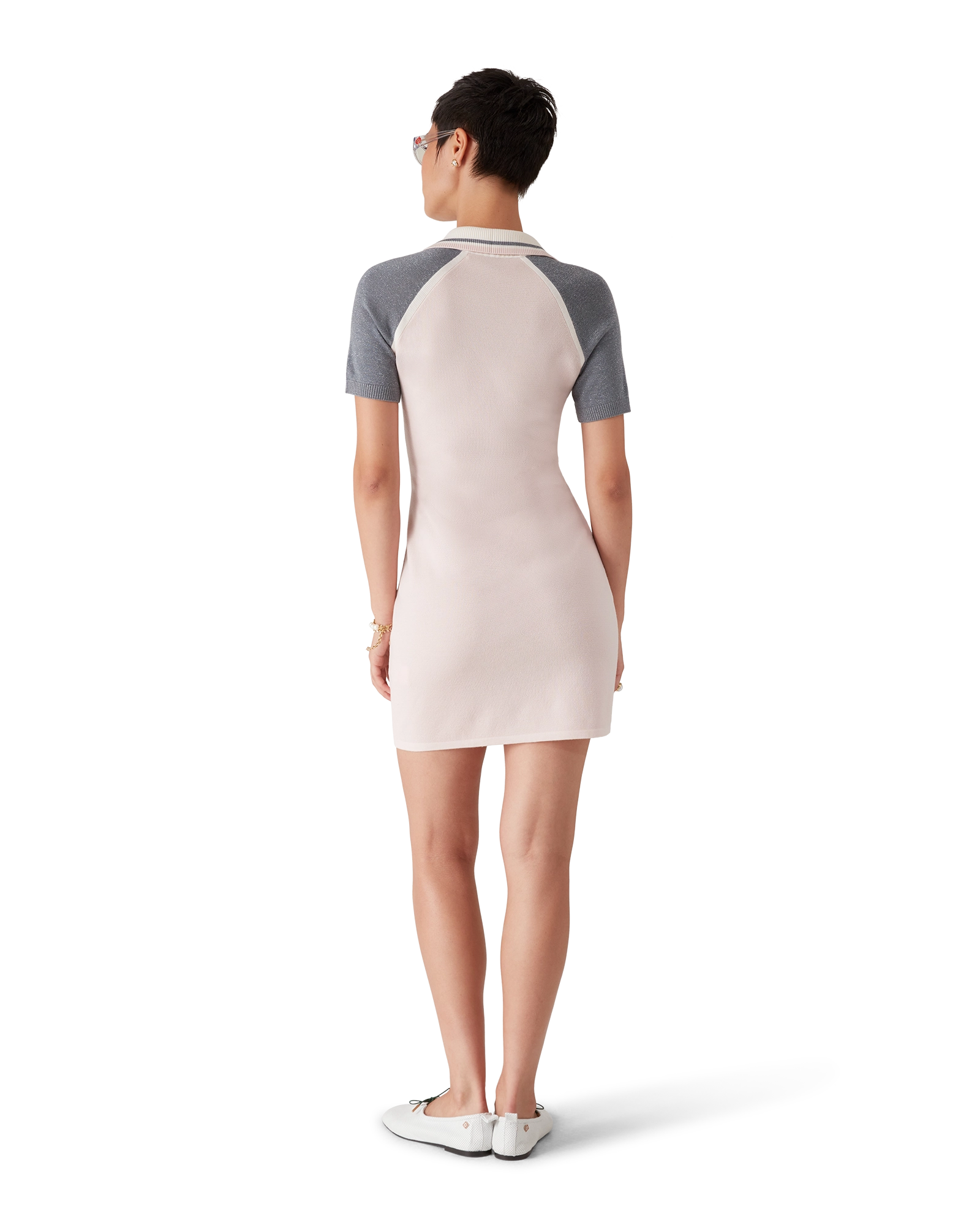 Merino Tennis Polo Dress - 图片 3