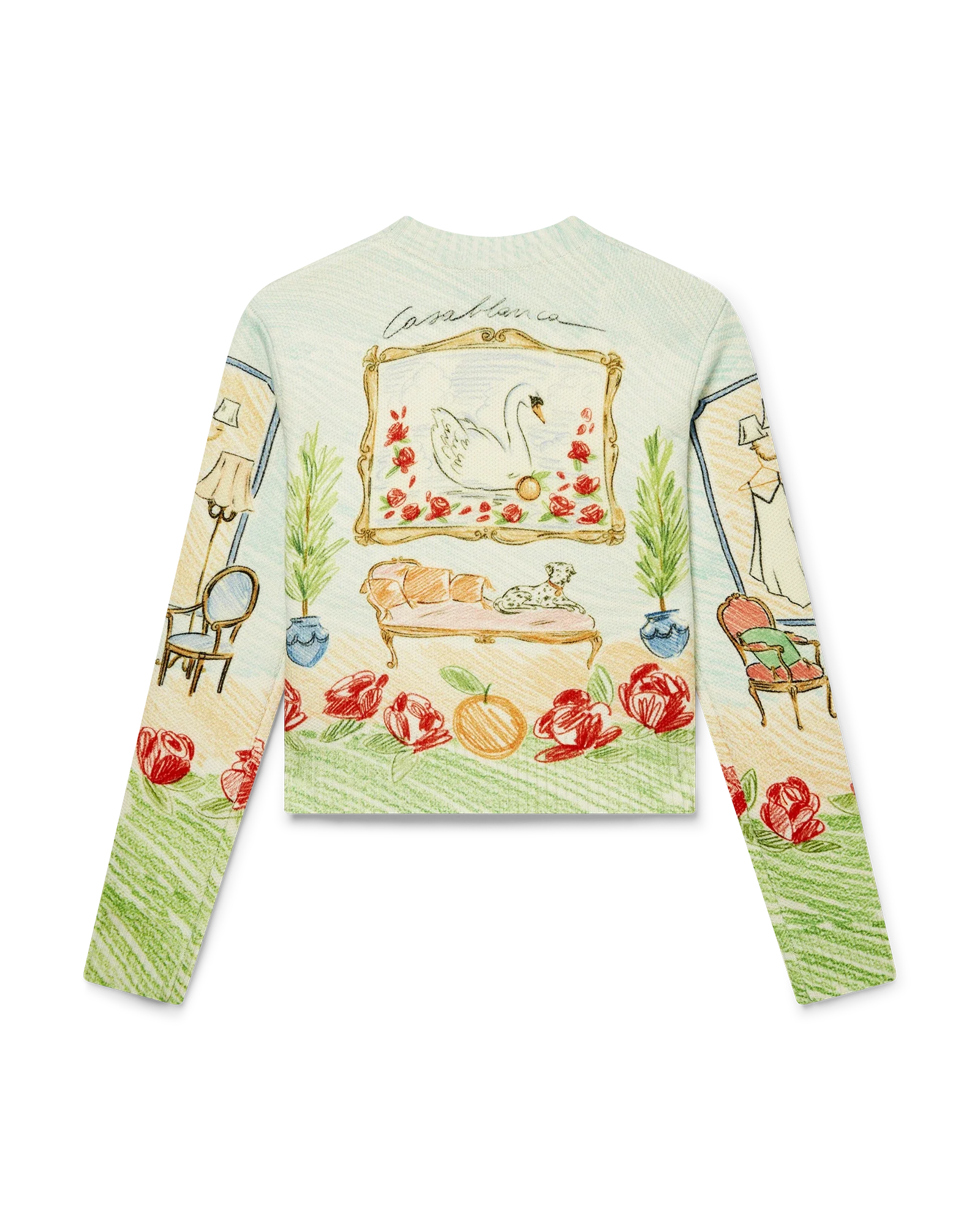 L'Appartement De Reve Printed Crew Neck Jumper - Image 4