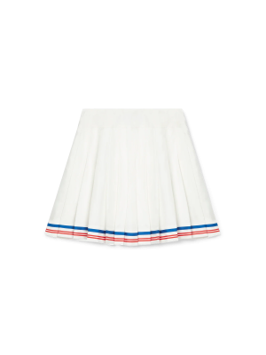 Par Avion Printed Tennis Skirt