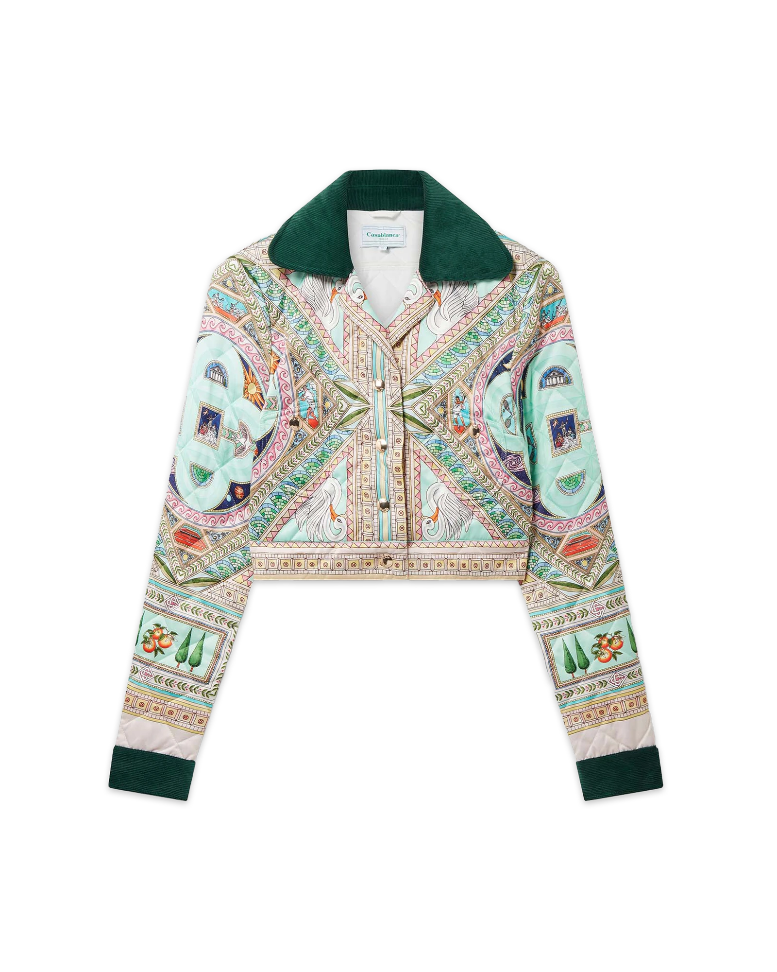 Le Labyrinthe Quilted Cropped Jacket