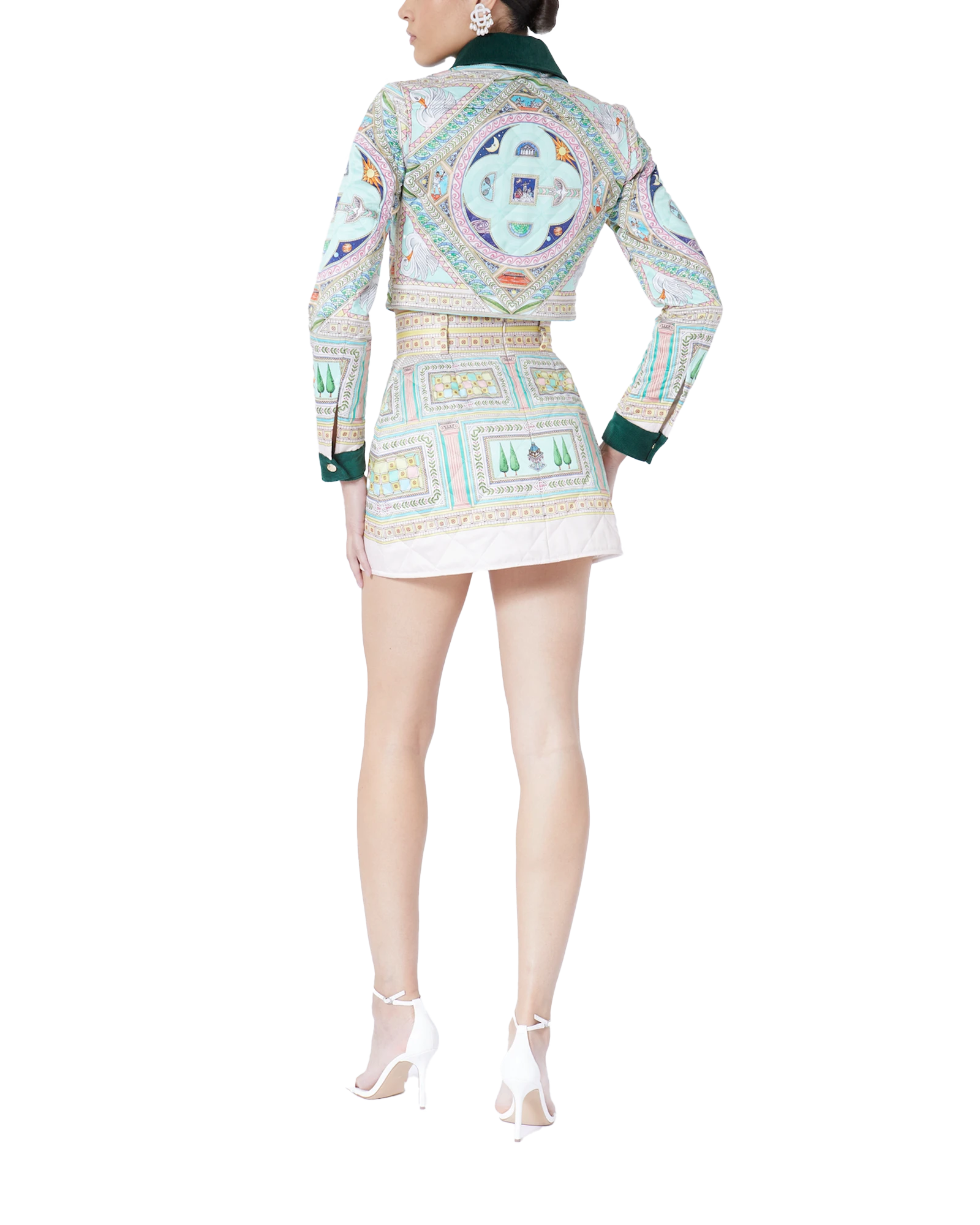 Le Labyrinthe Quilted Cropped Jacket - 图片 3