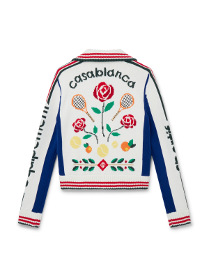 Laurel Intarsia Knit Jacket