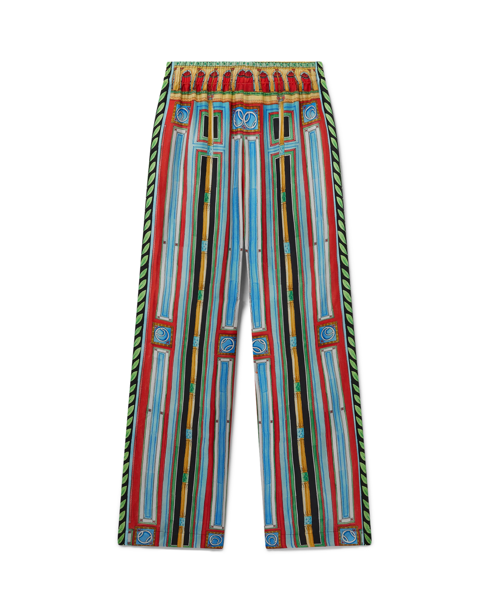 Le Palais En Fleur Silk Trousers - 图片 2